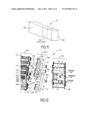 FILTERING DEVICE COMPRISING MEMBRANE FILTERING MODULES AND ASSEMBLY OF     MODULES FOR SUCH A DEVICE diagram and image