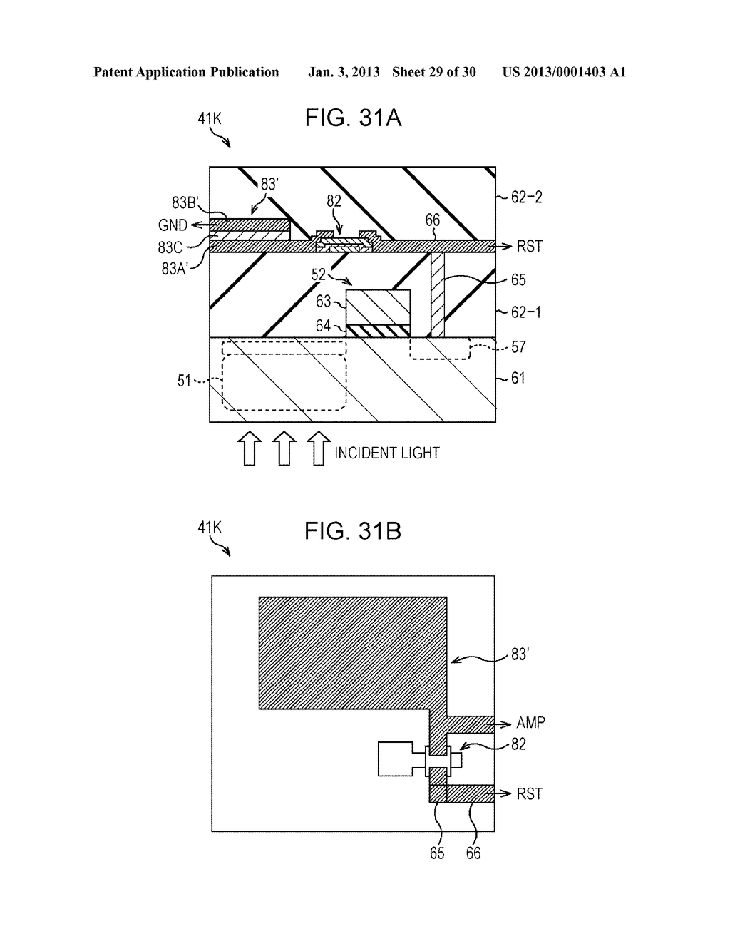 IMAGING ELEMENT, DRIVE METHOD FOR IMAGING ELEMENT, MANUFACTURING METHOD     FOR IMAGING ELEMENT, AND ELECTRONIC APPARATUS - diagram, schematic, and image 30