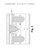 METHOD OF MANUFACTURING TRENCH MOSFET USING THREE MASKS PROCESS HAVING     TILT- ANGLE SOURCE IMPLANTS diagram and image