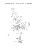 BICYCLE REAR SUSPENSION SYSTEM WITH CONTROLLED  VARIABLE SHOCK RATE diagram and image