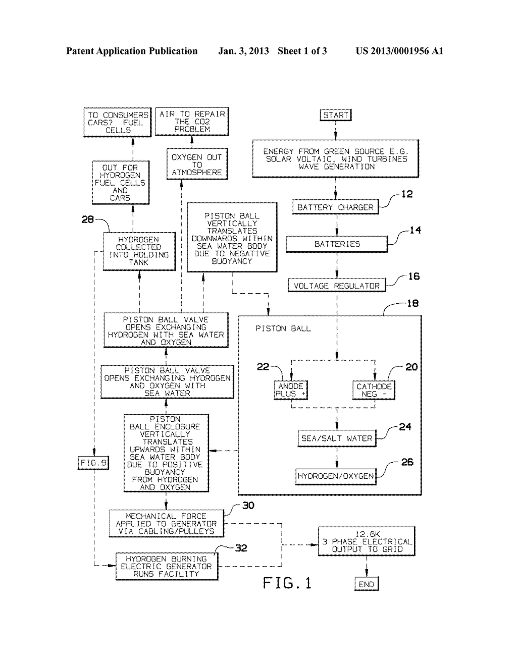 SEA WATER ELECTRICAL GENERATOR - diagram, schematic, and image 02