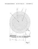 INJECTION MOLDED COVER ELEMENT WITH UNINTERRUPTED HOLE PATTERN diagram and image