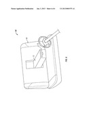 ARRANGEMENT FOR HOUSING A DEVICE IN AN INTERIOR OF A VEHICLE diagram and image