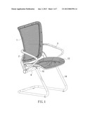 Chair with a Resilient Back diagram and image