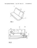 VEHICLE SEAT HAVING A MOVABLE BACKREST PART diagram and image