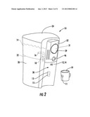 LIQUID CONCENTRATE/EXTRACT BEVERAGE DISPENSER WITH REPLACEABLE     CONCENTRATE/EXTRACT CARTRIDGE diagram and image