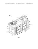 MOBILE ELECTRICITY GENERATOR USING SOLAR, WIND AND FUEL-GENERATED POWER diagram and image