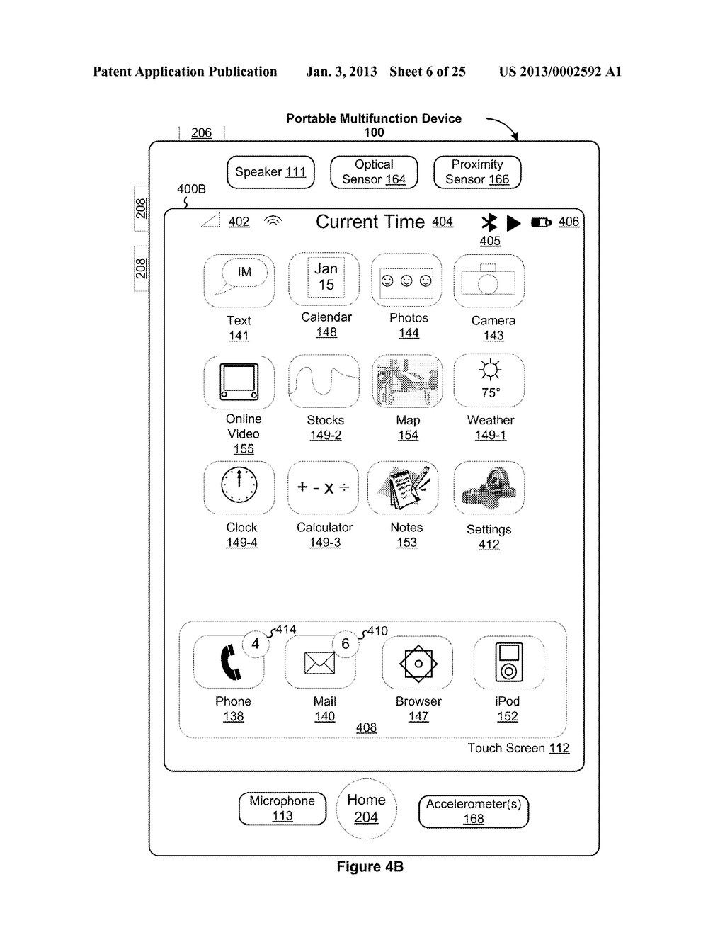 Smart Keyboard Management for a Multifunction Device with a Touch Screen     Display - diagram, schematic, and image 07