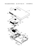 ELECTRONIC DEVICE WITH CASE FOR ELECTRO MAGNETIC COMPATIBILITY diagram and image