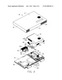 ELECTRONIC DEVICE WITH CASE FOR ELECTRO MAGNETIC COMPATIBILITY diagram and image