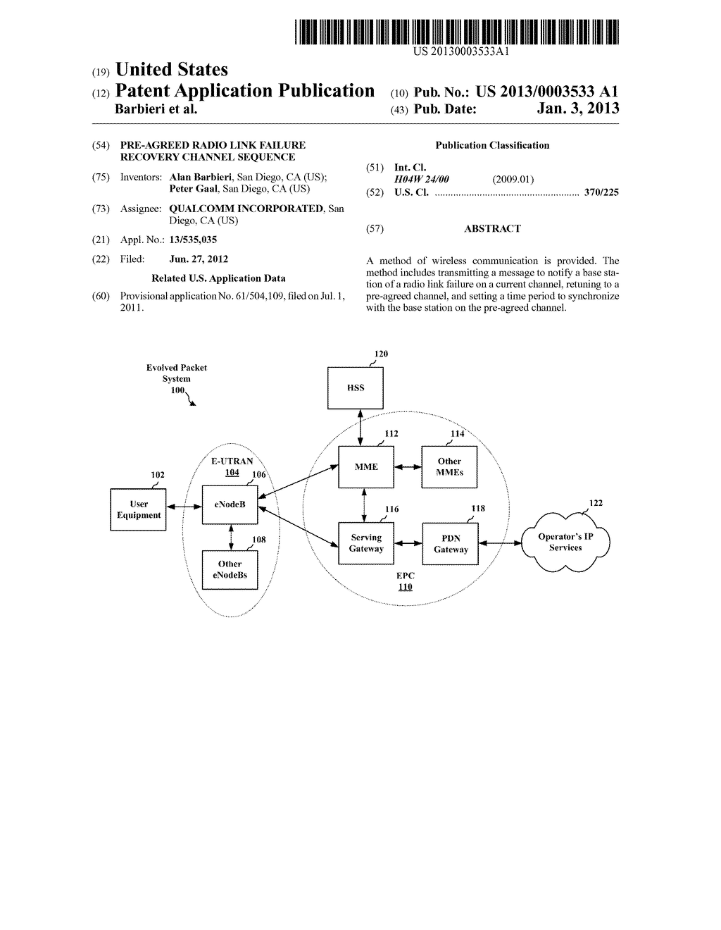 PRE-AGREED RADIO LINK FAILURE RECOVERY CHANNEL SEQUENCE - diagram, schematic, and image 01