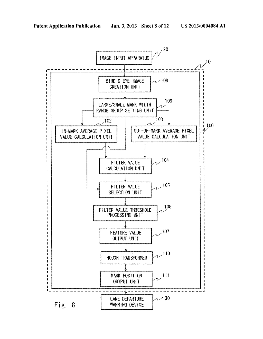 LINEAR MARK DETECTION SYSTEM, LINEAR MARK DETECTION METHOD, AND     NON-TRANSITORY COMPUTER READABLE MEDIUM STORING LINEAR MARK DETECTING     PROGRAM - diagram, schematic, and image 09