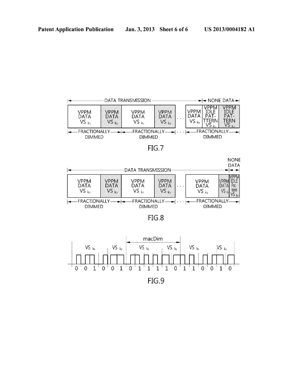VISIBLE LIGHT COMMUNICATION APPARATUS CAPABLE OF MINUTE DIMMING CONTROL     AND METHOD USING THE SAME - diagram, schematic, and image 07