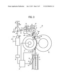 GUIDE DEVICE WITH MECHANISM CAPABLE OF MINIMIZING DAMAGE TO TONER IMAGE     AND RECORDING MEDIUM AND FIXING DEVICE AND IMAGE FORMING APPARATUS     INCORPORATING SAME diagram and image