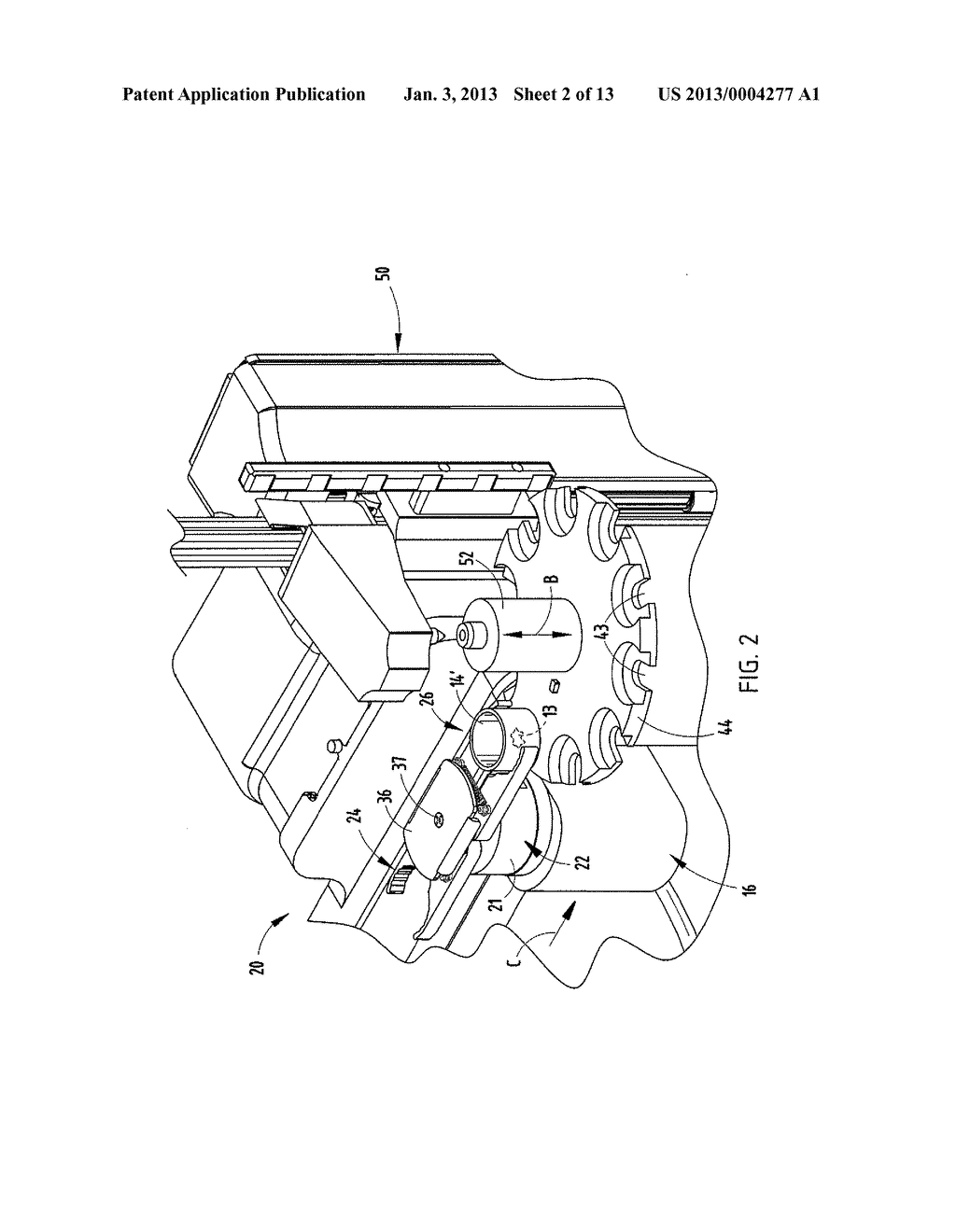 CRUCIBLE SHUTTLE ASSEMBLY AND METHOD OF OPERATION - diagram, schematic, and image 03