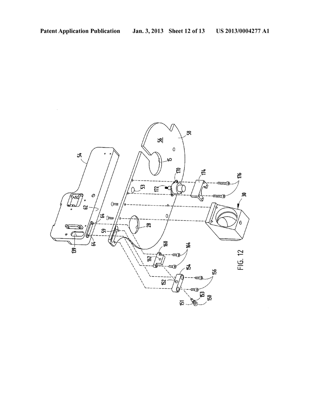 CRUCIBLE SHUTTLE ASSEMBLY AND METHOD OF OPERATION - diagram, schematic, and image 13