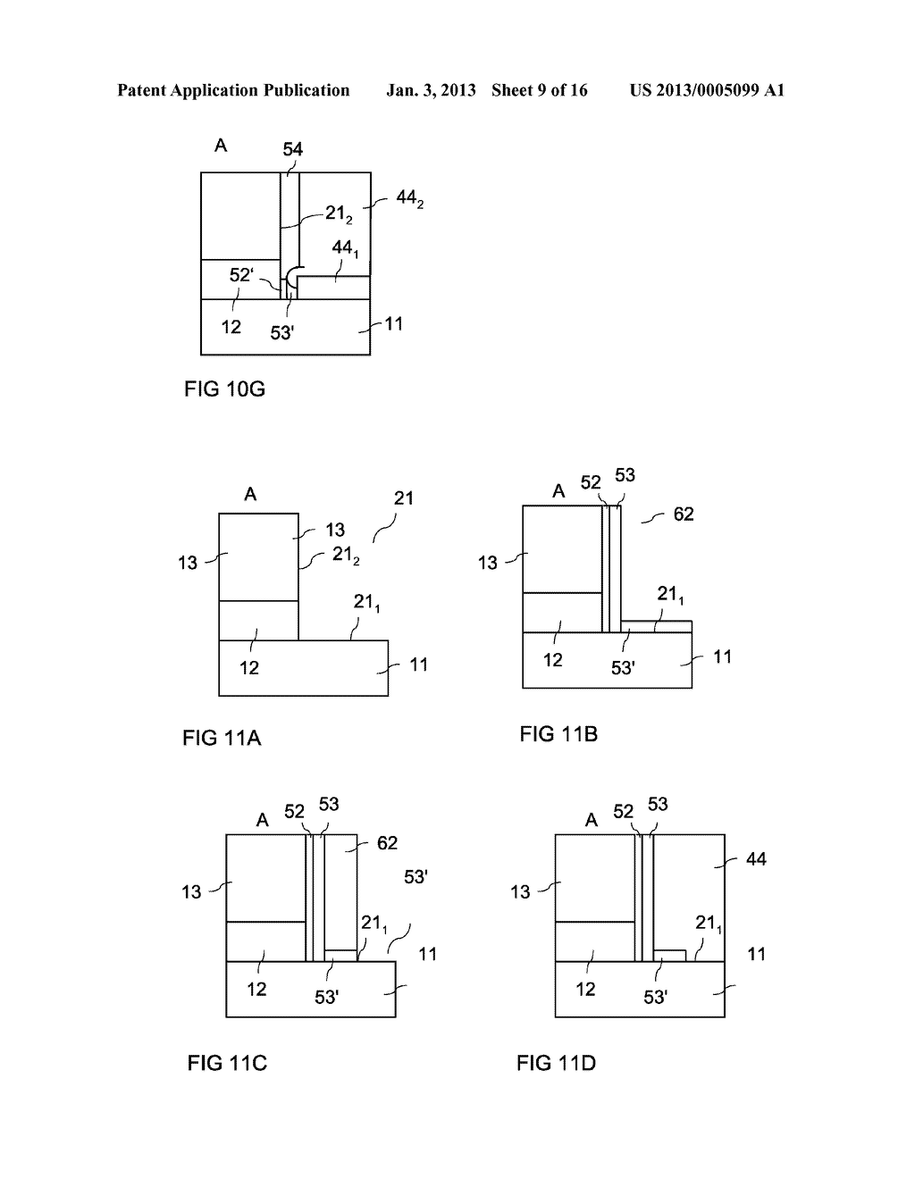 METHOD FOR PRODUCING A SEMICONDUCTOR DEVICE INCLUDING A DIELECTRIC LAYER - diagram, schematic, and image 10