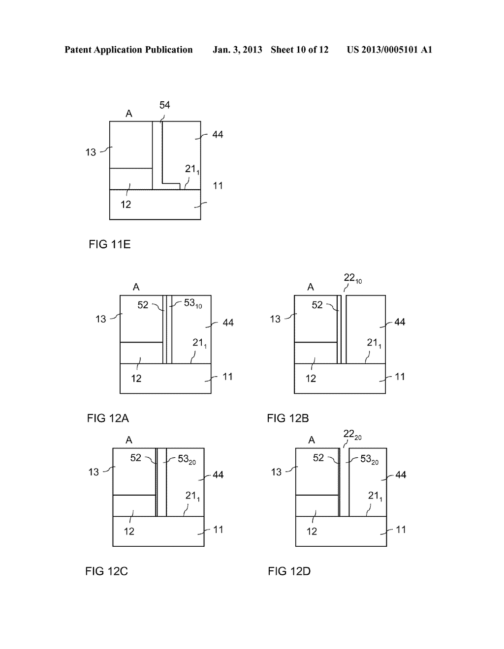 METHOD FOR PRODUCING A SEMICONDUCTOR DEVICE INCLUDING A DIELECTRIC LAYER - diagram, schematic, and image 11