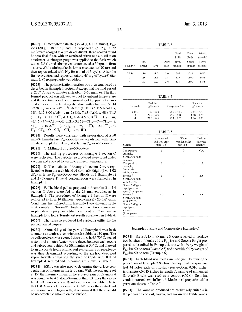 FABRIC PREPARED FROM FLUORINATED POLYESTER BLEND YARNS - diagram, schematic, and image 23