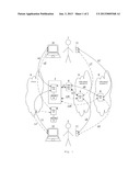 METHOD FOR HANDLING AN ELECTRONIC REQUEST WITH THE AID OF AN INTERMEDIARY     ENTITY diagram and image