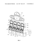 RECONFIGURABLE GAMING DISPLAY AND SYSTEM diagram and image