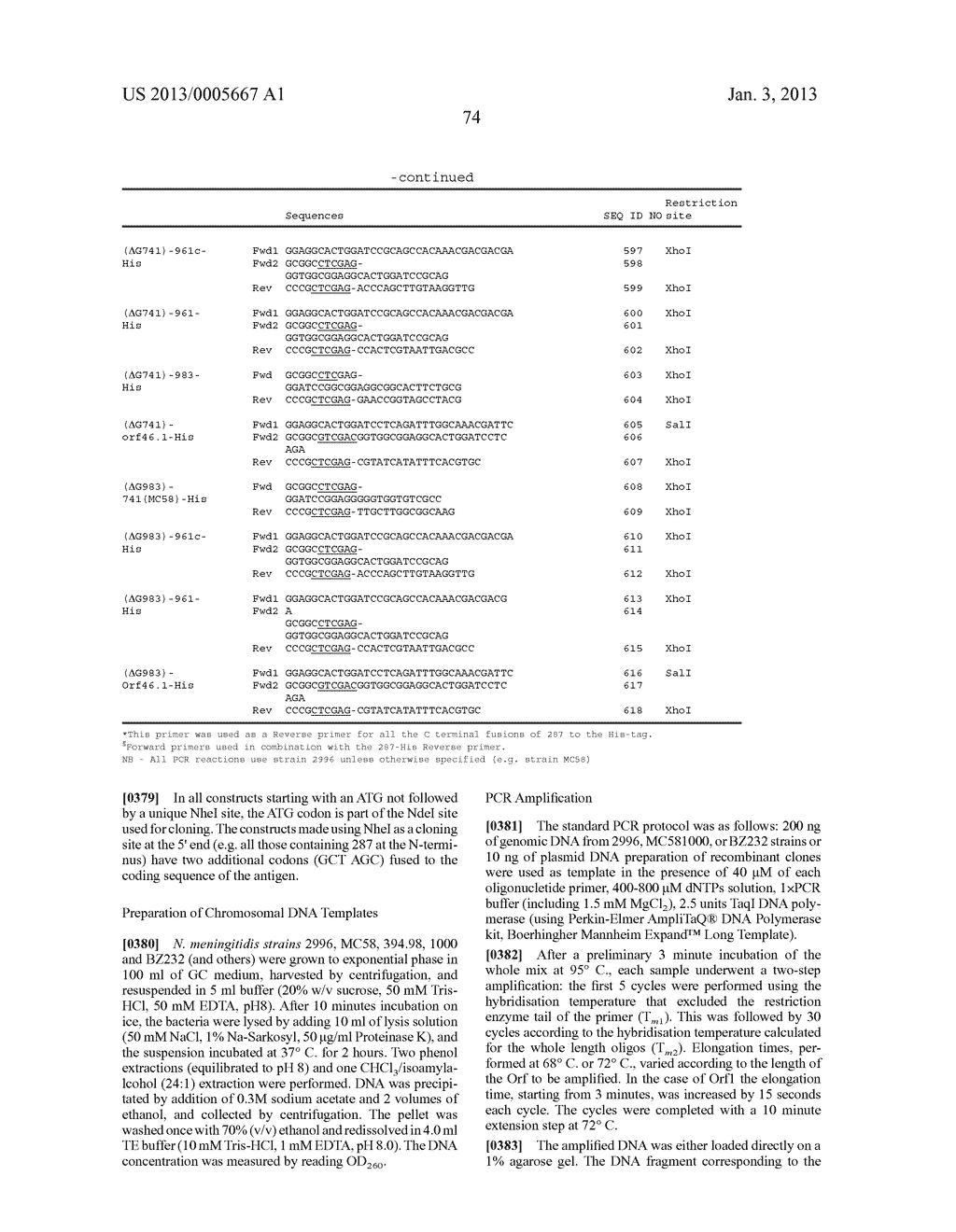 HETEROLOGOUS EXPRESSION OF NEISSERIAL PROTEINS - diagram, schematic, and image 88