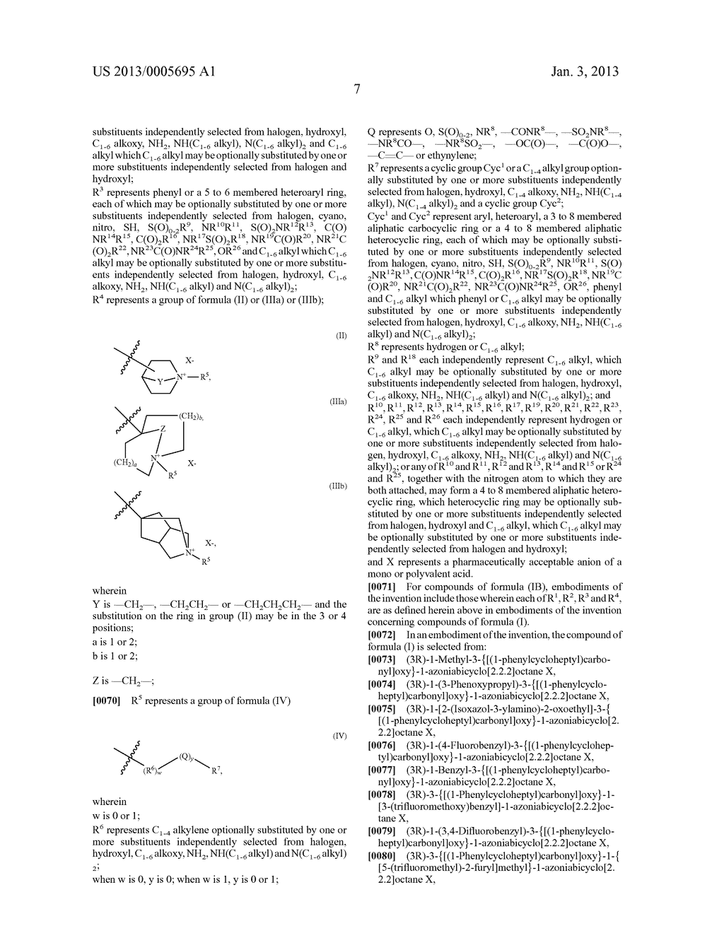 QUINICLIDINE DERIVATIVES OF (HETERO) ARYLCYCLOHEPTANECARBOXYLIC ACID AS     MUSCARINIC RECEPTOR ANTAGONISTS - diagram, schematic, and image 08