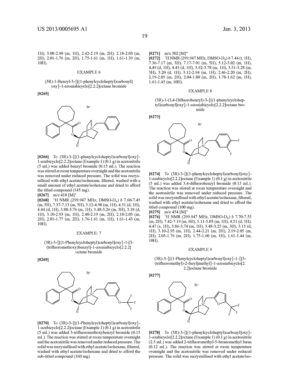 QUINICLIDINE DERIVATIVES OF (HETERO) ARYLCYCLOHEPTANECARBOXYLIC ACID AS     MUSCARINIC RECEPTOR ANTAGONISTS - diagram, schematic, and image 20