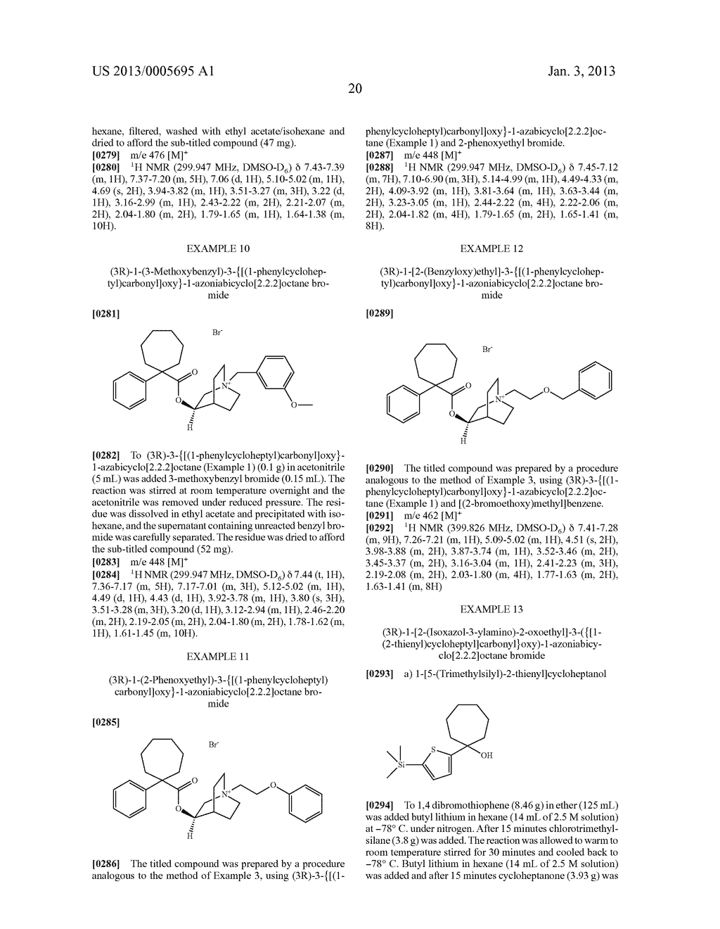 QUINICLIDINE DERIVATIVES OF (HETERO) ARYLCYCLOHEPTANECARBOXYLIC ACID AS     MUSCARINIC RECEPTOR ANTAGONISTS - diagram, schematic, and image 21