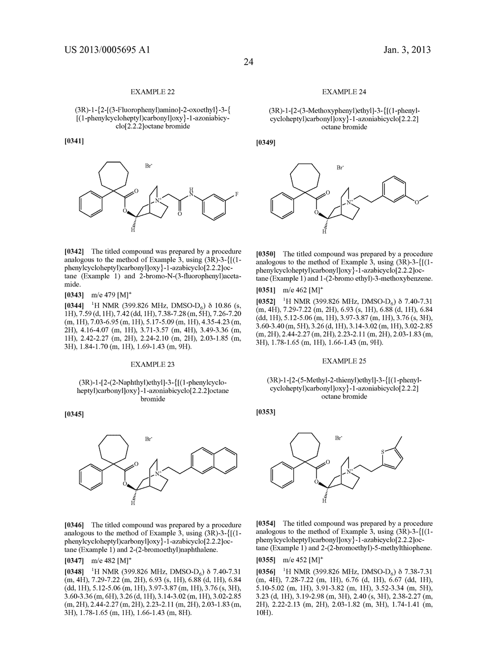 QUINICLIDINE DERIVATIVES OF (HETERO) ARYLCYCLOHEPTANECARBOXYLIC ACID AS     MUSCARINIC RECEPTOR ANTAGONISTS - diagram, schematic, and image 25
