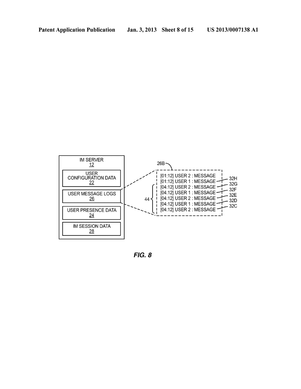 METHODS AND SYSTEMS FOR INCORPORATING A THIRD USER INTO AN INSTANT MESSAGE     SESSION - diagram, schematic, and image 09