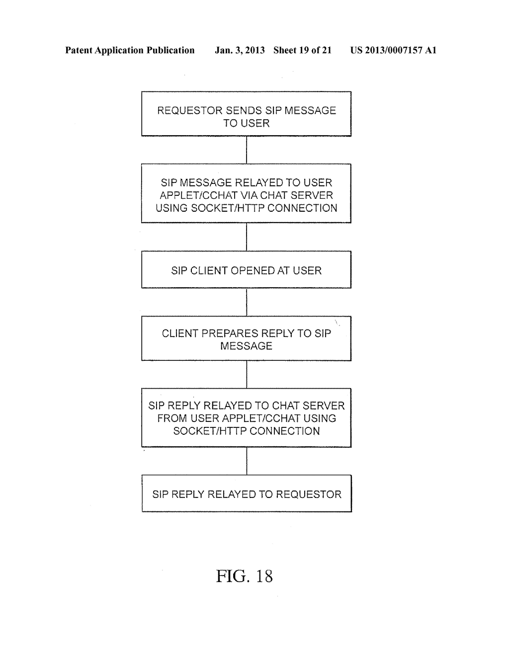 System and method for maintaining presence and communicating over a     computer network using the HTTP protocol - diagram, schematic, and image 20