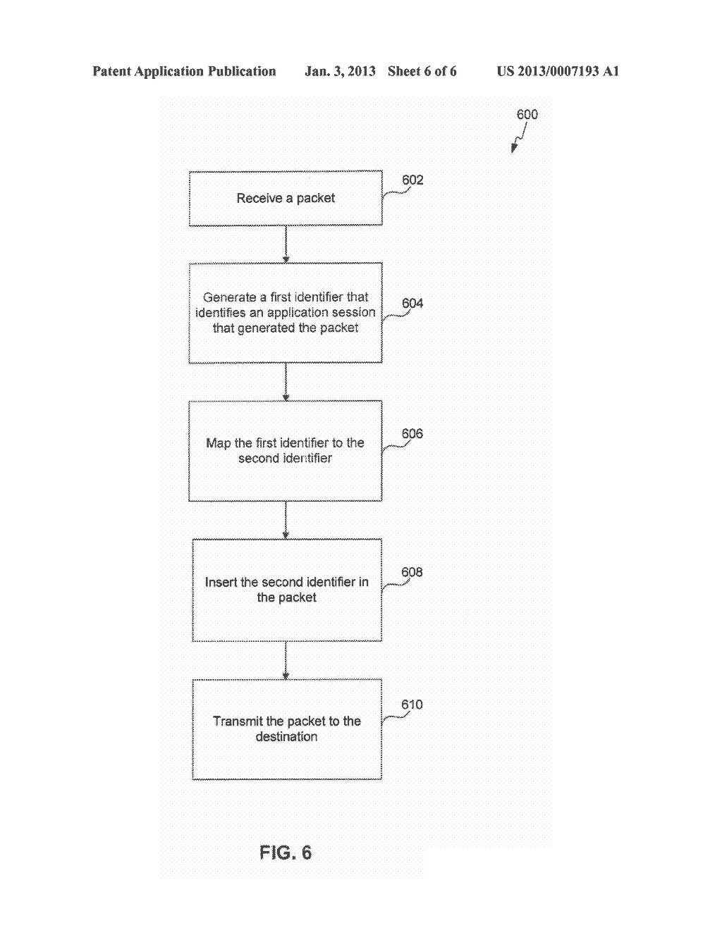 IDENTIFICATION OF APPLICATION SESSIONS - diagram, schematic, and image 07