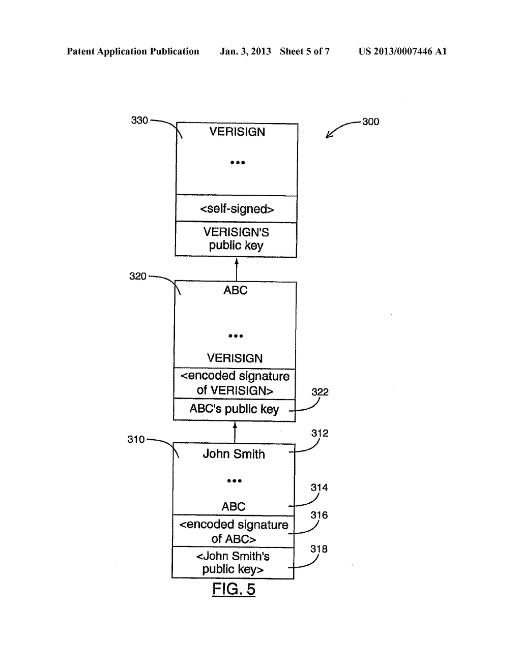 SYSTEM AND METHOD FOR PROCESSING CERTIFICATES LOCATED IN A CERTIFICATE     SEARCH - diagram, schematic, and image 06
