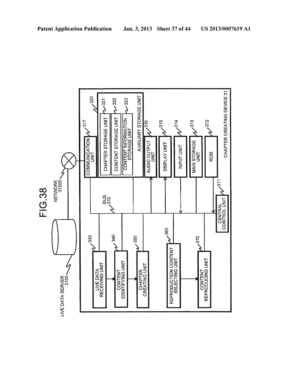 CHAPTER CREATING DEVICE, CHAPTER CREATING METHOD, AND COMPUTER PROGRAM     PRODUCT THEREFOR - diagram, schematic, and image 38