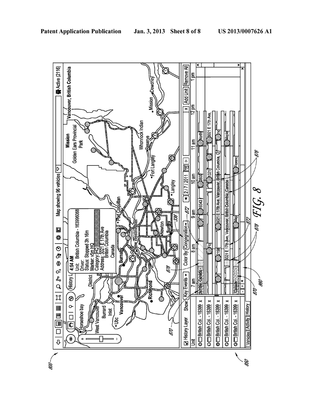 HISTORY TIMELINE DISPLAY FOR VEHICLE FLEET MANAGEMENT - diagram, schematic, and image 09