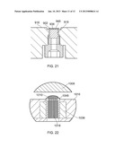 ADHESIVE FASTENING ELEMENTS FOR HOLDING A WORKPIECE AND METHODS OF     DE-BONDING A WORKPIECE FROM AN ADHESIVE FASTENING ELEMENT diagram and image