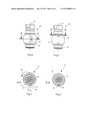 SPRAY NOZZLE AND METHOD FOR THE PRODUCTION OF AT LEAST ONE ROTATING SPRAY     JET diagram and image