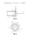 INSERT FOR DISPENSING A COMPRESSED GAS PRODUCT, SYSTEM WITH SUCH AN     INSERT, AND METHOD OF DISPENSING A COMPRESSED GAS PRODUCT diagram and image