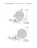 MACHINE AND METHOD FOR WINDING REELS OF WEB MATERIAL diagram and image