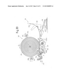 MACHINE AND METHOD FOR WINDING REELS OF WEB MATERIAL diagram and image