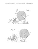 MACHINE AND METHOD FOR WINDING REELS OF WEB MATERIAL diagram and image