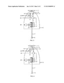 TANKER AIRCRAFT WITH A REFUELING DEVICE FOR REFUELING WITH A HOSE AND AN     ELECTRIC POWER GENERATOR DROGUE diagram and image