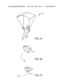 INSTANTANEOUS WIRELESS NETWORK ESTABLISHED BY SIMULTANEOUSLY DESCENDING     PARAFOILS diagram and image