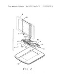 Carrier device for monitor diagram and image