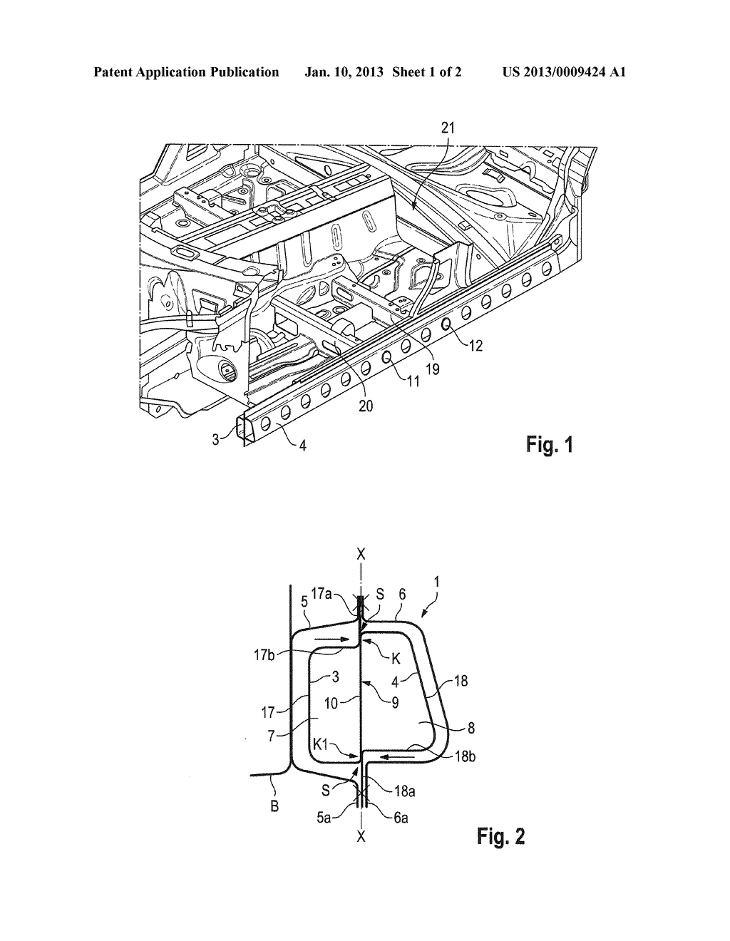 REINFORCING ELEMENT FOR A VEHICLE STRUCTURE, IN PARTICULAR FOR A SILL OF A     MOTOR VEHICLE - diagram, schematic, and image 02