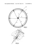 COMPOSITE WHEEL, IN PARTICULAR FOR A CYCLE, AND METHOD FOR MANUFACTURING     SUCH A WHEEL diagram and image