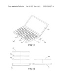 COMPUTER WITH AN INPUT DEVICE HAVING A LABELED REGION diagram and image