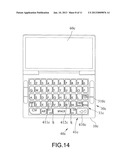 COMPUTER WITH AN INPUT DEVICE HAVING A LABELED REGION diagram and image