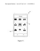 PORTABLE ELECTRONIC DEVICE AND METHOD OF CONTROLLING SAME diagram and image